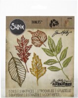Sizzix Thinlits Dies By Tim Holtz 5/Pkg-Skeleton Leaves