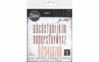 Sizzix THoltz Thinlits Die Alphanumeric StretchLwr