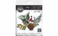 Sizzix Thinlits Dies By Tim Holtz 6/Pkg-Holiday Brushstroke #2