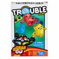 Hasbro Gaming Trouble Grab and Go Board Game Perspective: Main