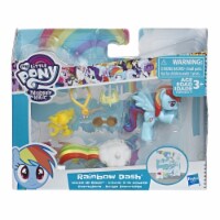 Hasbro My Little Pony Friendship Rainbow Dash Loves to Race Magic Story Set Perspective: Main