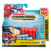 Transformers Cyberverse Action Attackers: 1-Step Changer Optimus Prime Action Figure Toy Perspective: Main