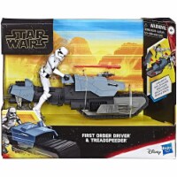Hasbro Star Wars Galaxy of Adventures First Order Driver and Treadspeeder Toy