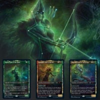 Magic: The Gathering Secret Lair: MTG Theros Stargazing Volume 5 Nylea God of The Hunt