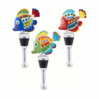 LS Arts BS-446 Bottle Stopper - Funky Fish