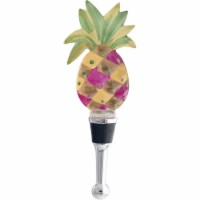 LS Arts BS-495 Bottle Stopper - Pineapple Resin - 5 in.