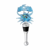 LS Arts BS-327C Blue Crab Coastal Collection Bottle Stopper