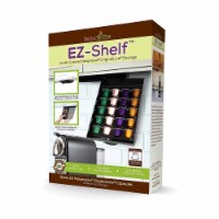 EZ-Shelf Coffee Pod Holder Under Cabinet Drawer Storage Organizer (for Nespresso Original Lin