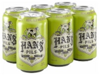 Real Ale Hans Pilsner Craft Beer 6 cans / 12 fl oz Perspective: Main