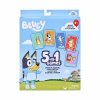 BLUEY S1 5 IN 1 CARD GAME SET Perspective: Main