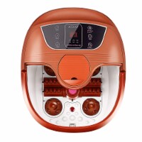 ACEVIVI Multi Mode Home Heated Massaging Foot Spa Bath with Maize Roller, Brown