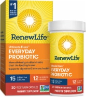 Renew Life Everyday Daily Supplement Probiotic Capsules