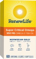 Renew Life Norwegian Gold Super Critical Omega Omega-Fish Oil Burp-Free Softgels Perspective: Main