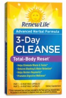 Renew Life 3-Day Cleanse Total Body Reset Vegetable Capsules Perspective: Main
