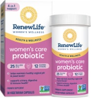 Renew Life Women's Care Health & Wellness Probiotic Capsules Perspective: Main