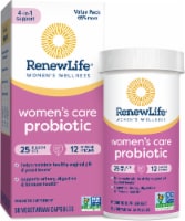 Renew Life Women's Care Ultimate Flora Probiotic 25 Billion Live Cultures Vegetarian Capsules
