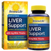 Renew Life  Liver Support™ Extra Care - Milk Thistle Liver Detox Supplement