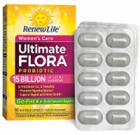 Renew Life Ultimate Flora Women's Probiotic Vegetable Capsules Perspective: Main