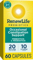 Renew Life Occasional Constipation Support* Prebiotics & Probiotics Probiotic Supplement Perspective: Main