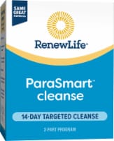 Renew Life ParaSmart 15-Day Targeted Cleanse 2-Part Detox Dietary Supplement