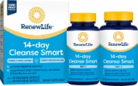 Renew Life Cleanse Smart Advanced Total Body Program Capsules 2-Part Detox Cleanse Perspective: Main