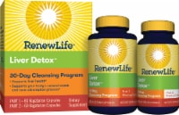 Renew Life Liver DetoxDay Cleansing ProgramPart Capsules