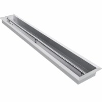 61 X 8  Drop-In Gas Fire Pit Pan Burner Fire Bowl With Burner Linear Trough