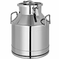 5.25 Gallon Stainless Steel Milk Can Tote Silicone Seal 20L Heavy Gauge