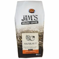 Jim's Organic Coffee Ground Coffee - Hazelnut 12 oz Pkg
