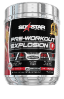 Six Star Pre-Workout Explosion Fruit Punch Flavored Sports Supplement Perspective: Main