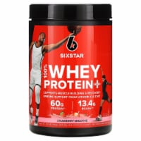 SIXSTAR 100% Whey Protein Plus Strawberry Smoothie - 1.8 lbs (816 g)