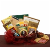 Fancy Favorites Gourmet Gift Basket - meat and cheese gift baskets