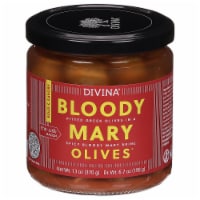 Divina Bloody Mary Pitted Greek Olives in a Savory Bloody Mary Brine Perspective: Main