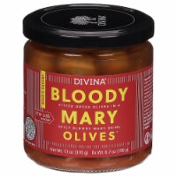 Divina Bloody Mary Pitted Greek Olives in a Savory Bloody Mary Brine