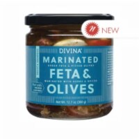 Divina 407607 12.7 oz Marinated Feta & Olive Dressing - Pack of 6