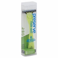 Preserve® Triple Razor with Blade Cartridges Perspective: Main