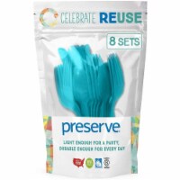 Preserve - Cutlery Hvy Duty Aqua - Case of 12 - 24 CT
