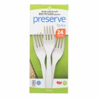 Preserve - Cutlery Fork Medium Wght Wht - Case of 12 - 24 CT