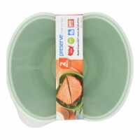 Preserve Square Food Storage Container Sandwich 2-pack - Apple Green