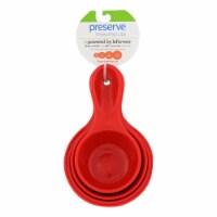 Plastic White Measuring Spoon & Cup Set, 1 - Harris Teeter