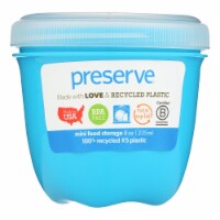 Preserve® Mini Food Storage Container - Blue Perspective: Main
