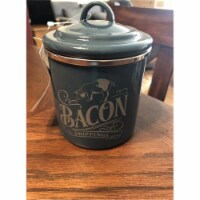 Ayesha Curry 09071 Ayesha Collection Enamel on Steel Bacon Grease Cans, Basil Green - Set of