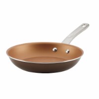 Ayesha Curry 10757 Porcelain Enamel Nonstick Skillet, 10 in. - Brown Sugar