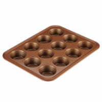 Ayesha Curry 47002 12-Cup Muffin Pan, Copper