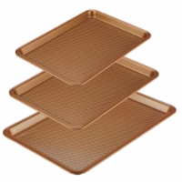 Ayesha Curry Bakeware Nonstick Cookie Pan Set - Copper, 3 Piece