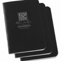 Rite in the Rain All Weather Notebook,Nonwirebound,PK3  771FX-M