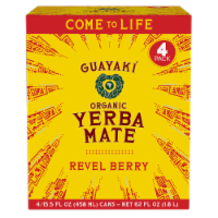 Guayaki Yerba Mate Organic Revel Berry Yerba Mate