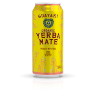 Guayaki Peach Revival Yerba Mate Organic Tea Perspective: Main