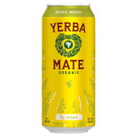 Guayaki Yerba Mate Organic Bravo Mango Ready-to-Drink Can Perspective: Main