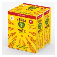Guayaki Yerba Mate Organic Revel Berry Cans Perspective: Main